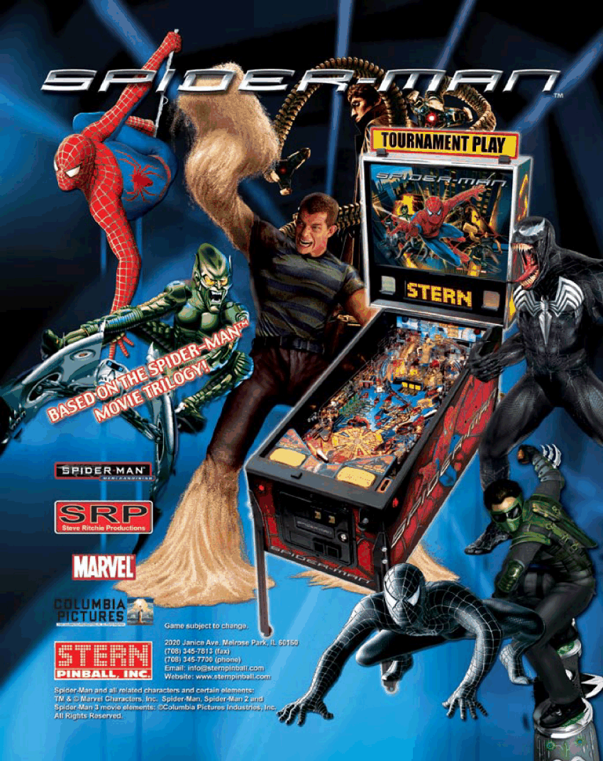 Spider-Man Brochure Front
